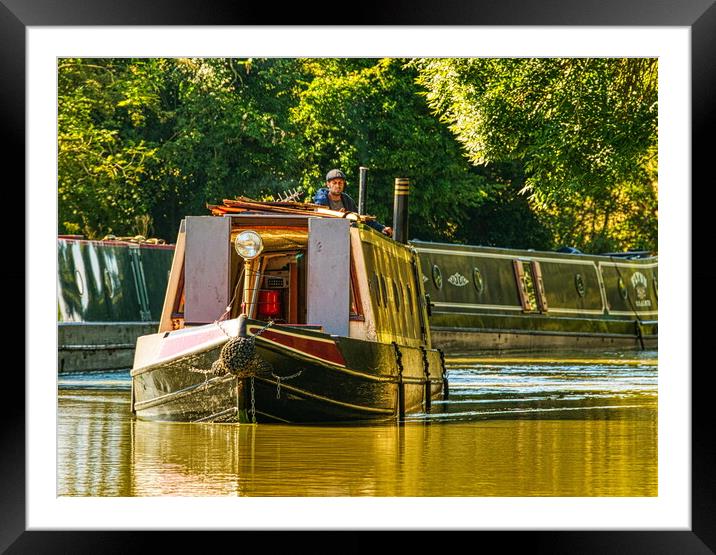 Dreamy Afternoon on the Canal 3 Framed Mounted Print by Helkoryo Photography