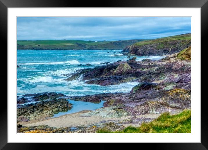 Majestic Daymer Bay View Framed Mounted Print by Helkoryo Photography