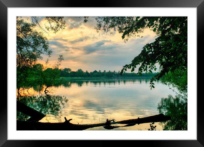 Daventry Country Park 2 Framed Mounted Print by Helkoryo Photography