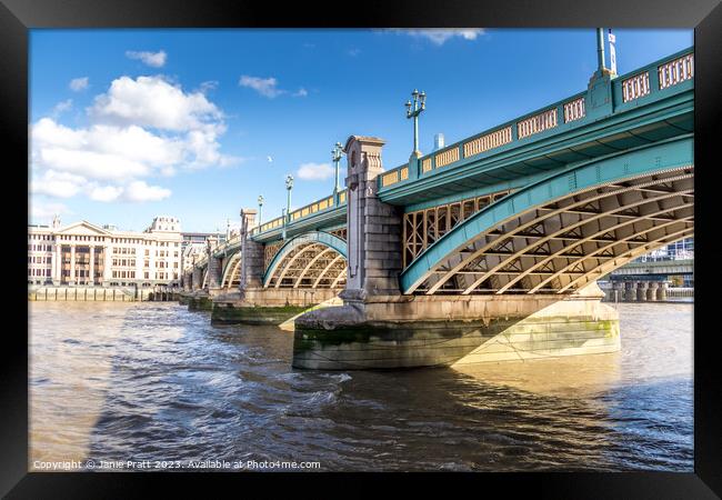 Bridge Framed Print by Janie Pratt