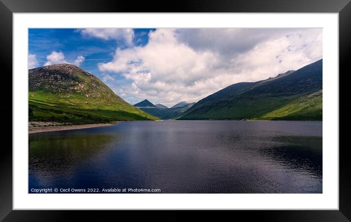 The beautiful Mourne Mountains Framed Mounted Print by Cecil Owens