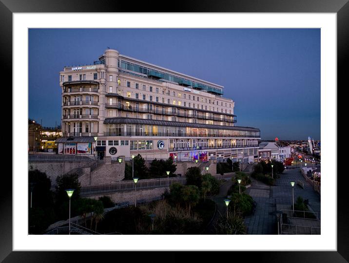 The Park Inn Palace Hotel at Southend on Sea, Essex, UK.   Framed Mounted Print by Peter Bolton