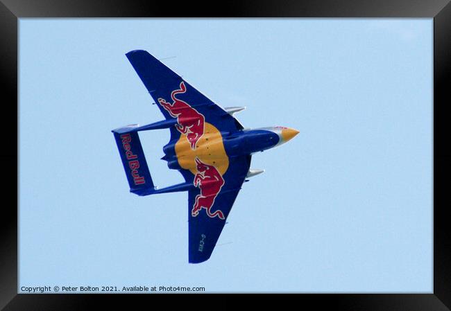 De Havilland DH-110 Sea Vixen D3 AT Southend on Sea Airshow 2006 Framed Print by Peter Bolton