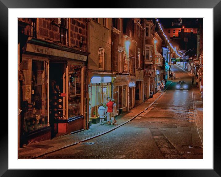 Tregenna Place, St. Ives, Cornwall Framed Mounted Print by Peter Bolton