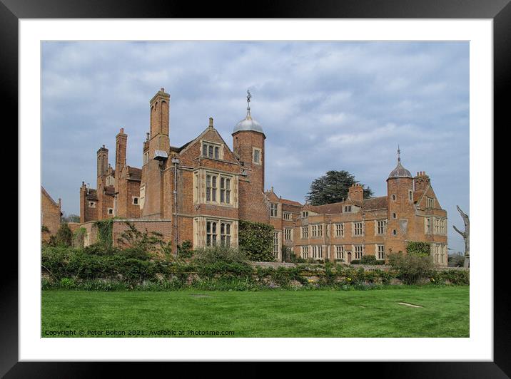 Kentwell Hall, Long Melford, Suffolk, UK Framed Mounted Print by Peter Bolton