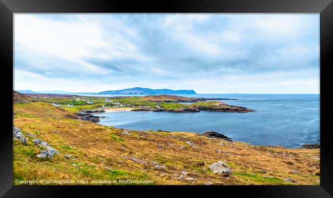 Atlantic drive Donegal Framed Print by jim Hamilton