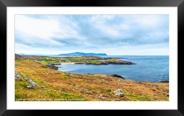 Atlantic drive Donegal Framed Mounted Print by jim Hamilton