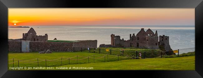 Dunluce castle Northern Ireland Framed Print by jim Hamilton