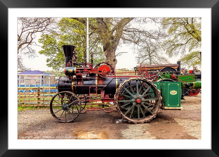 Canadian Traction Engine Framed Mounted Print by jim Hamilton