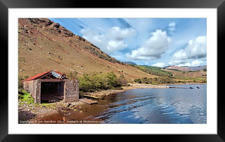 Loch Etive, Scotland Framed Mounted Print by jim Hamilton