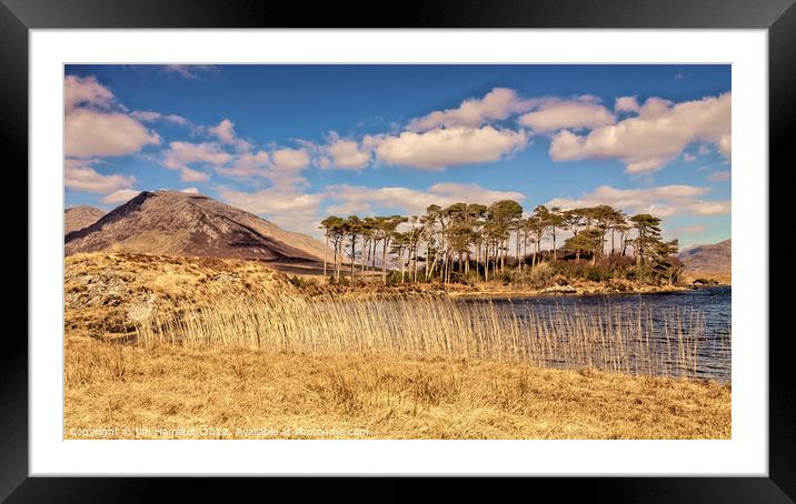 Derryclare lough, Connemara Ireland Framed Mounted Print by jim Hamilton