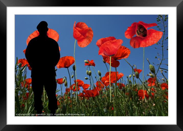 A Hopeful Symbol of Remembrance Framed Mounted Print by jim Hamilton