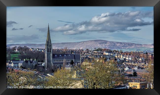 Derry/Londonderry, Northern Ireland Framed Print by jim Hamilton