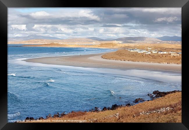 Narin Strand, Portnoo, County Donegal, Ireland Framed Print by jim Hamilton