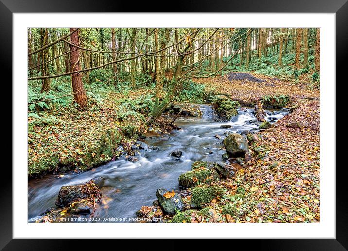 As Autumn approaches Framed Mounted Print by jim Hamilton