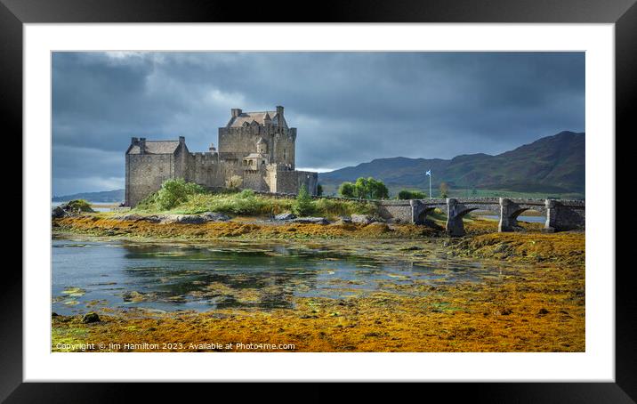 Eilean Donan castle Scotland Framed Mounted Print by jim Hamilton