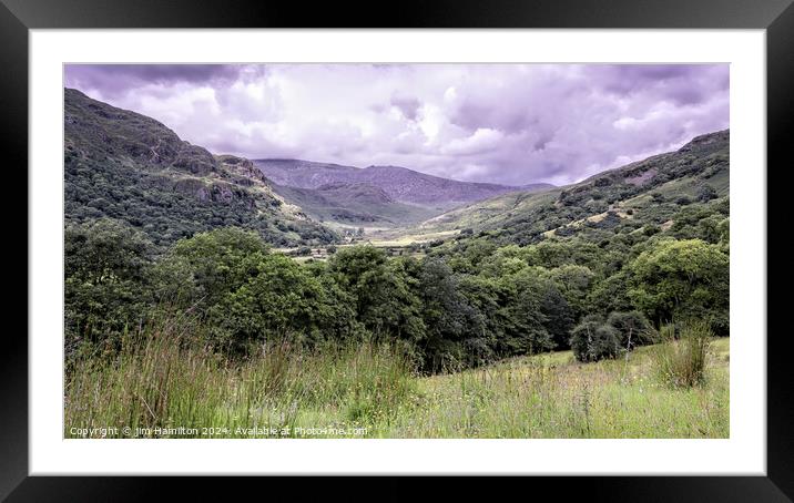 Snowdonia a majestic landscape Framed Mounted Print by jim Hamilton