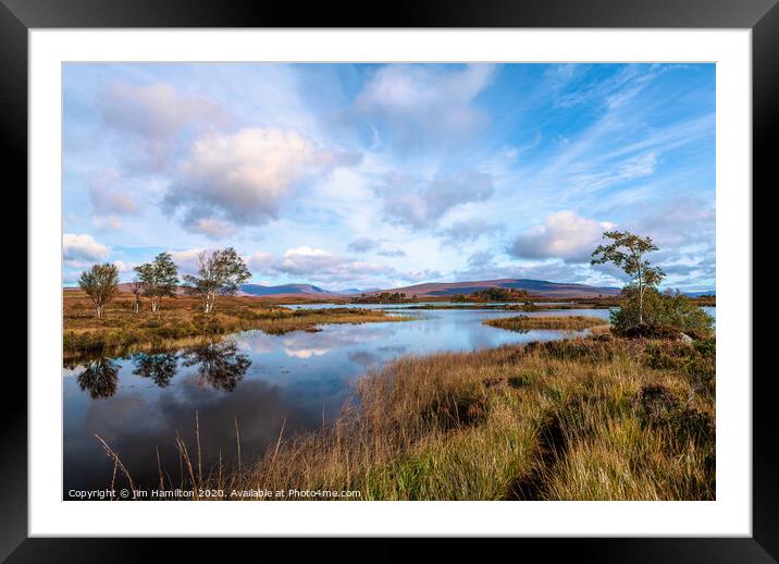 Loch Ba, Scottish Highlands Framed Mounted Print by jim Hamilton