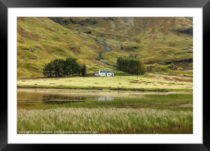 Glencoe, Sccotland. Framed Mounted Print by jim Hamilton