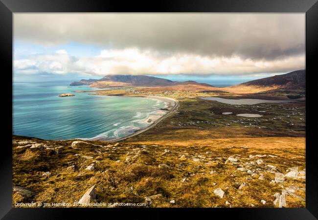 Achill Island, Ireland Framed Print by jim Hamilton