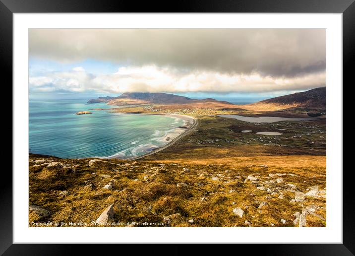 Achill Island, Ireland Framed Mounted Print by jim Hamilton