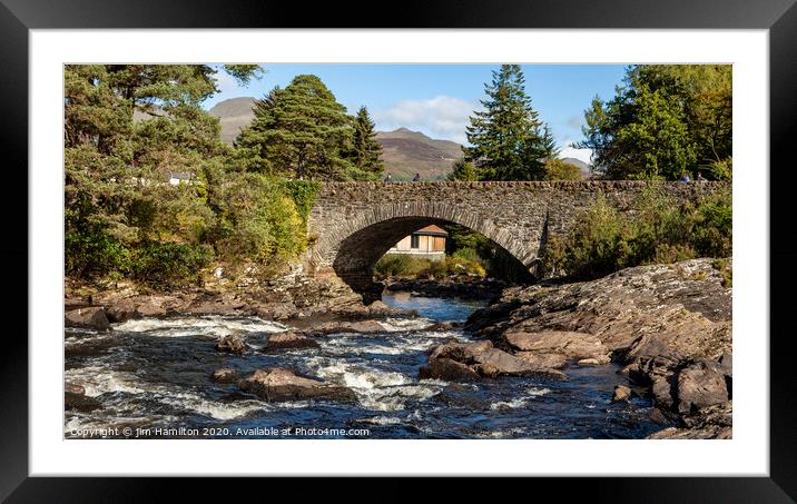 The Bridge at Killin,Scotland Framed Mounted Print by jim Hamilton