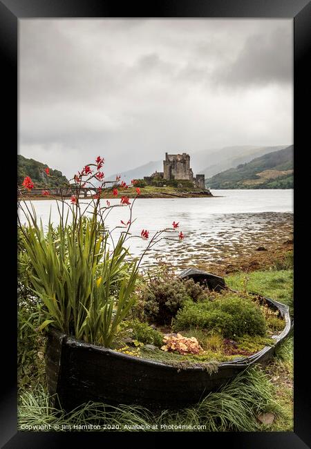 Eilean Donan Castle, Scotland Framed Print by jim Hamilton