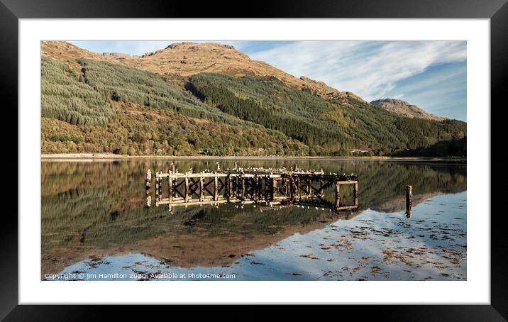 Loch Long at Arrochar,Scotland Framed Mounted Print by jim Hamilton