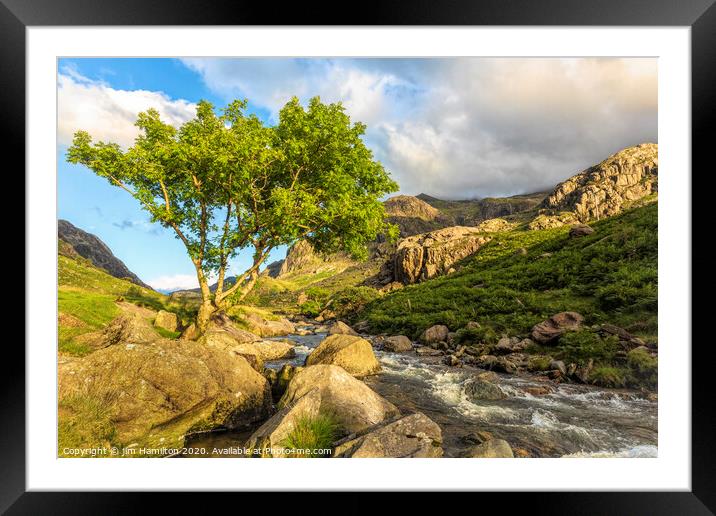 Llaanberis Pass,Snowdonia,Wales Framed Mounted Print by jim Hamilton