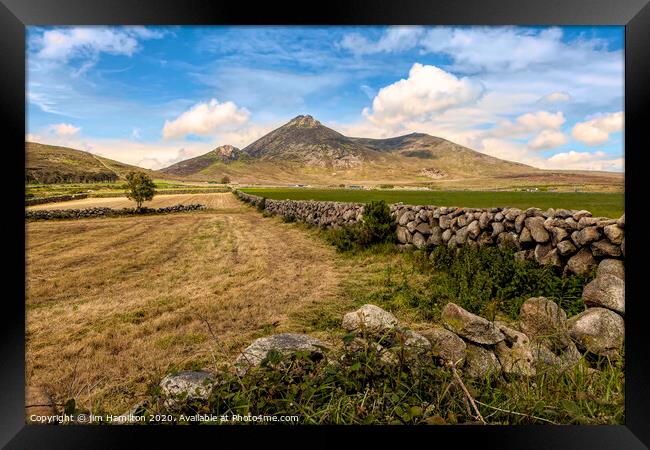 The Mountains of Mourne Framed Print by jim Hamilton