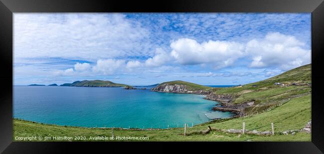 Slea Head, Ireland Framed Print by jim Hamilton