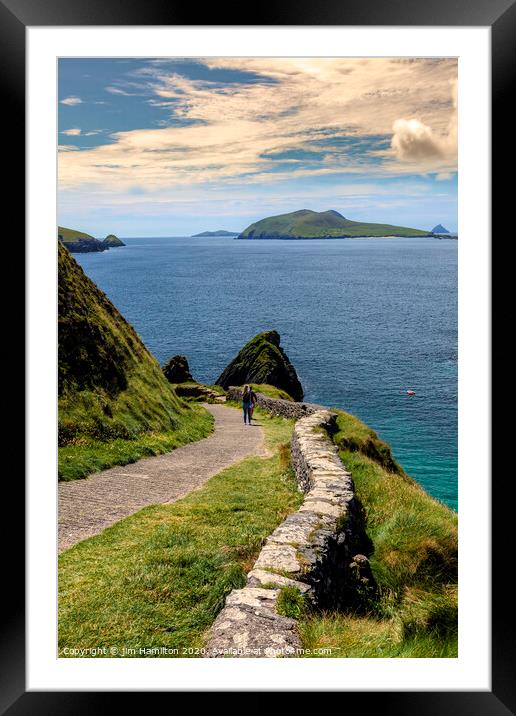 Dunquin Harbour,Kerry,Ireland Framed Mounted Print by jim Hamilton
