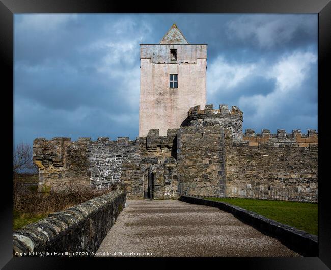 Doe Castle,Donegal, Ireland Framed Print by jim Hamilton