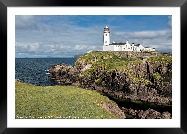 Fanad Head Lighthouse, Ireland Framed Mounted Print by jim Hamilton