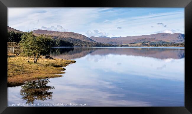 Loch Tulla Scotland Framed Print by jim Hamilton