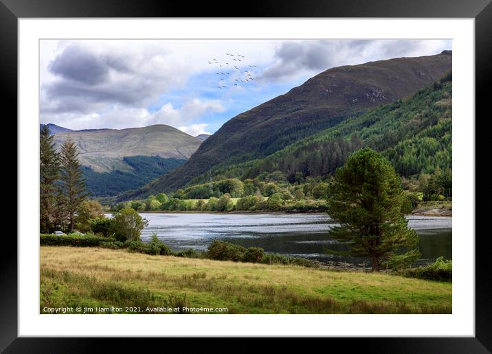 The beauty of Scotland Framed Mounted Print by jim Hamilton