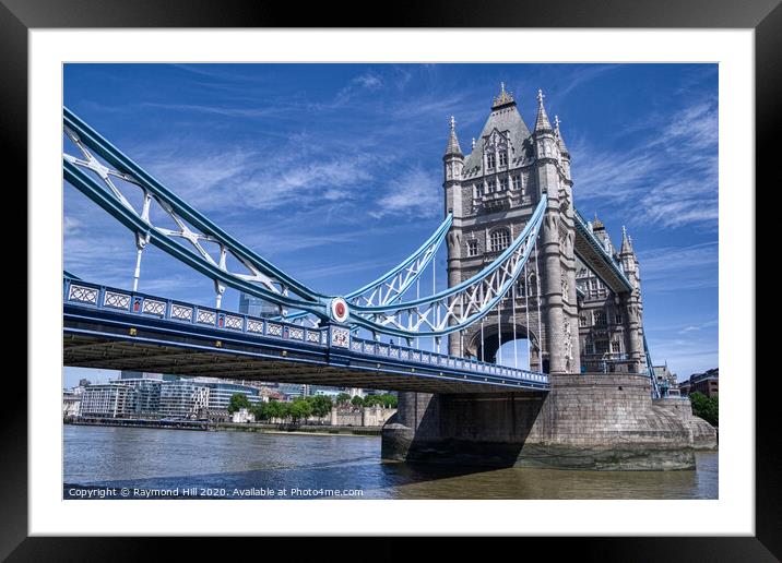 Tower Bridge London Framed Mounted Print by Raymond Hill