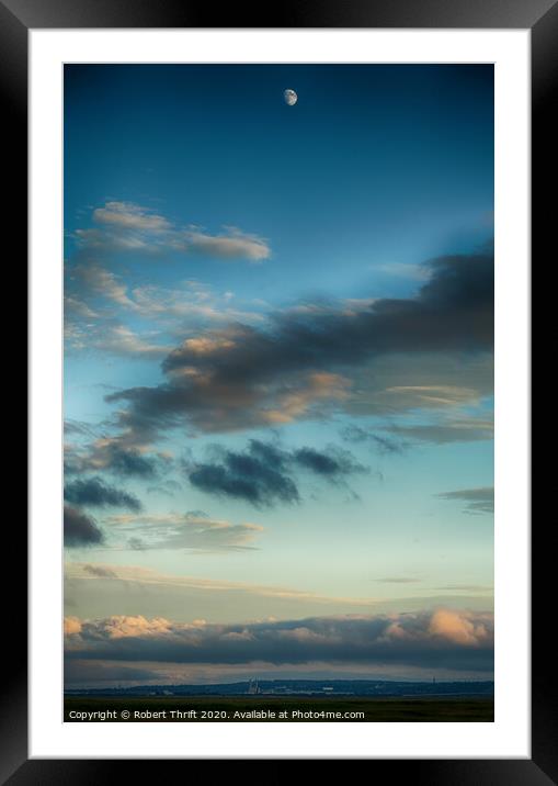 Sky cloud Framed Mounted Print by Robert Thrift