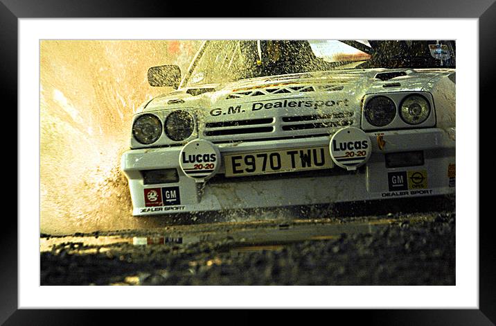 Opel Manta up close and personal Framed Mounted Print by Nige Morton