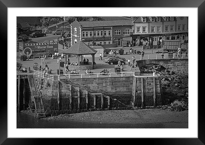 Whitby Harbour Framed Mounted Print by Nige Morton