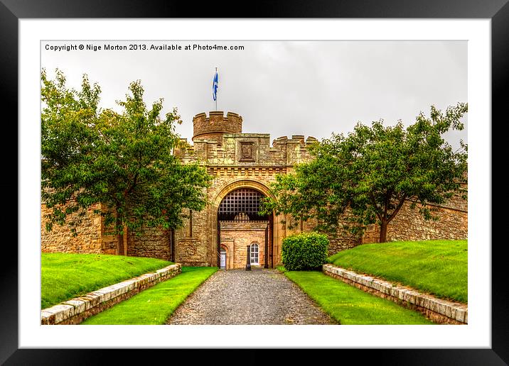 Jedburgh Castle Jail Entrance Framed Mounted Print by Nige Morton