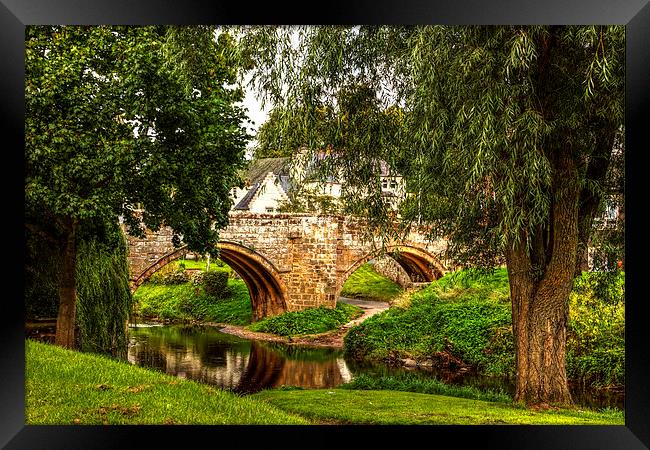 Jed River View Framed Print by Nige Morton