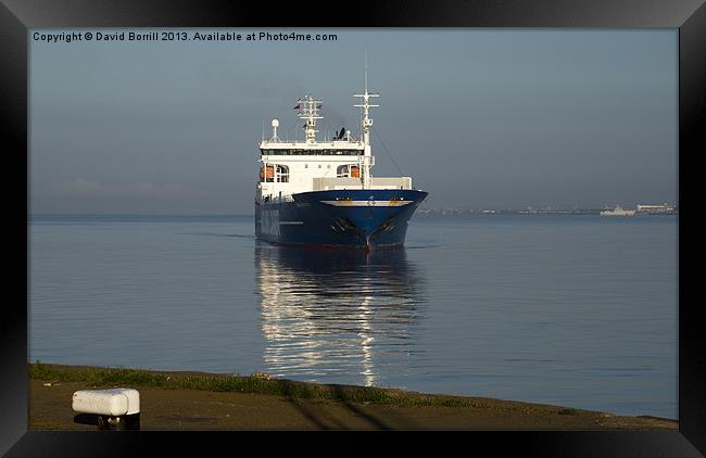 On Final Approch Framed Print by David Borrill