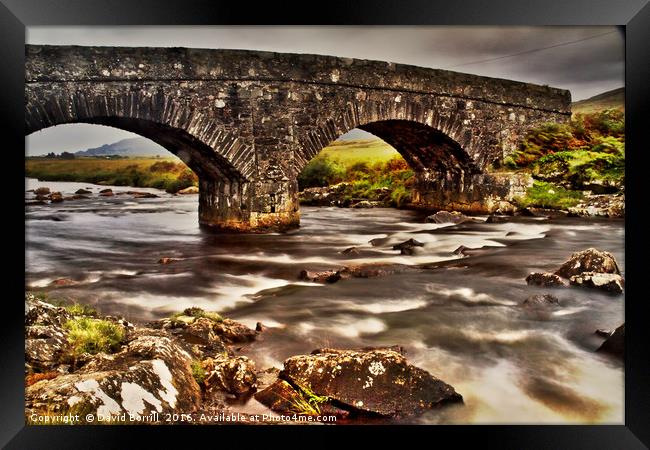 Hebridean River, Isle of Mull Framed Print by David Borrill