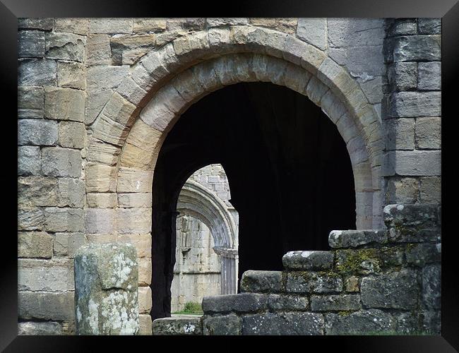 Abbey Arch  Framed Print by Christopher Borrill-Townsend