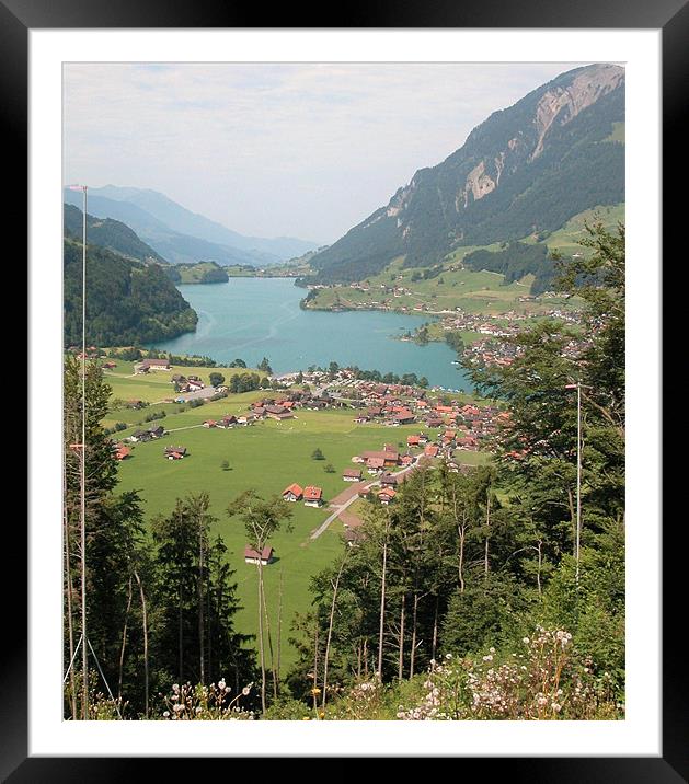 Switzerland beauty Framed Mounted Print by a aujan