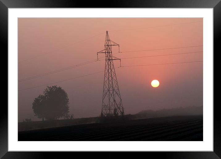 Source of ENERGY...... Framed Mounted Print by Bhagwat Tavri
