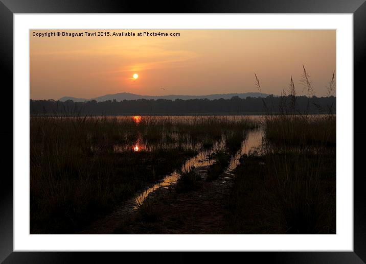  Beyond the Horizon.... Framed Mounted Print by Bhagwat Tavri