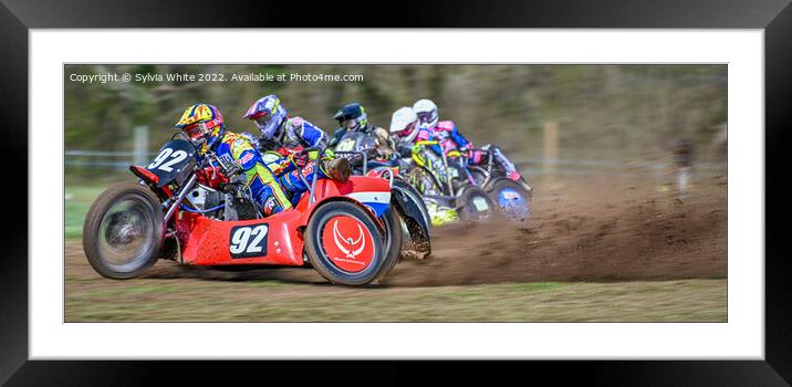 The Race is On Framed Mounted Print by Sylvia White