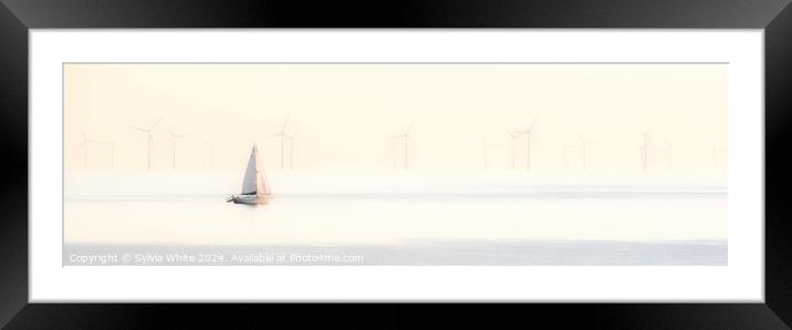 Wind Power Framed Mounted Print by Sylvia White